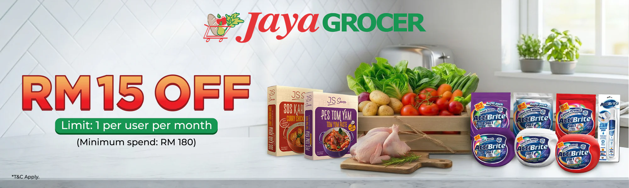 Freshness Delivered Daily at Jaya Grocer